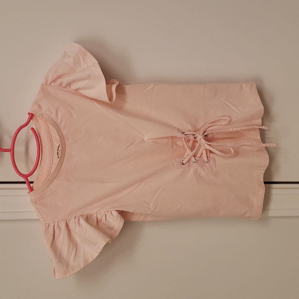 Girls Pink Top by Roebuck and Co, size 7/8